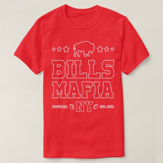 Weißer Text der Buffalo-Bewegung T-Shirt (Design vorne)