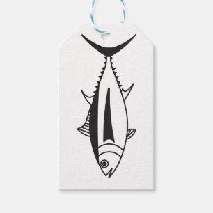 Weißer Thunfisch Geschenkanhänger