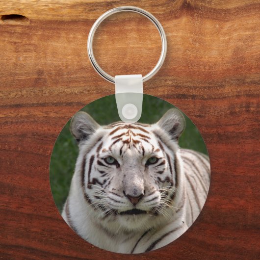 Weißer Tiger 3949e Schlüsselanhänger (Vorderseite)