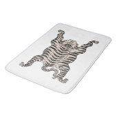 Weißer Tiger Badematte (Schrägansicht)