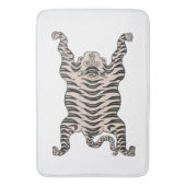 Weißer Tiger Badematte (Vorderseite Vertikal)