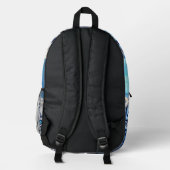 Weißer Tiger Bedruckter Rucksack (Rückseite)