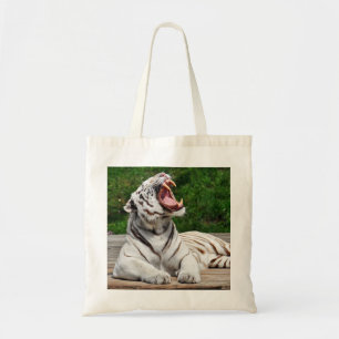 Weißer Tiger, Bengal-Tiger Canvas-Taschen Tragetasche