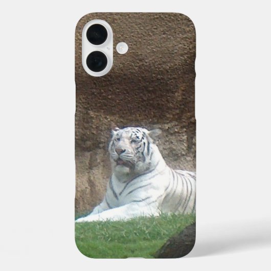 Weißer Tiger Case-Mate iPhone Hülle (Rückseite)