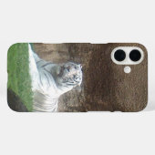 Weißer Tiger Case-Mate iPhone Hülle (Rückseite (Horizontal))