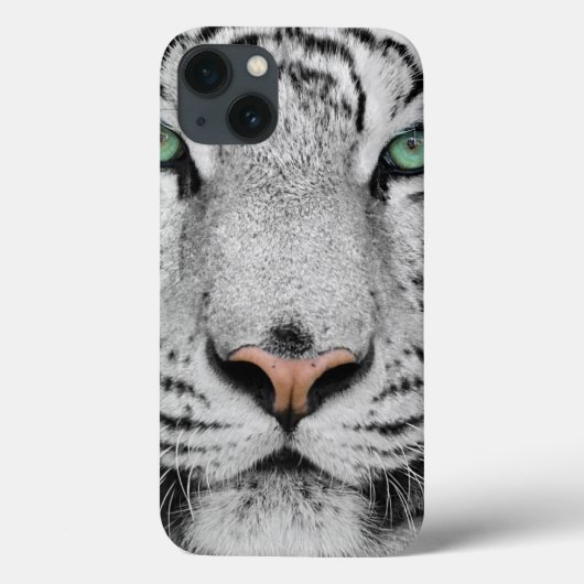 Weißer Tiger Case-Mate iPhone Hülle (Rückseite)