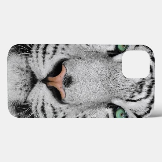 Weißer Tiger Case-Mate iPhone Hülle (Rückseite (Horizontal))