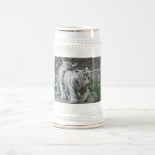 Weißer Tiger CUB Bierglas (Mittel)