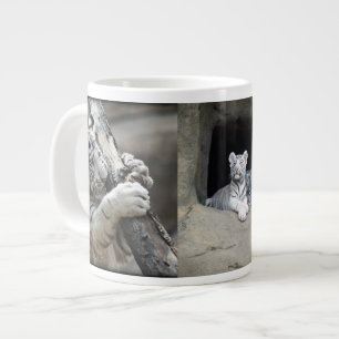WEISSER TIGER CUB Jumbo-Tasse