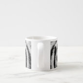 Weißer Tiger Espressotasse (Rückseite)