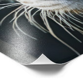 Weißer Tiger Fotodruck (Ecke)