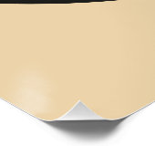 Weißer Tiger gegen grüner Drache im Yin-Yang Poster (Ecke)