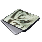 WEISSER TIGER-GESICHT LAPTOPSCHUTZHÜLLE (Vorne Knopf)