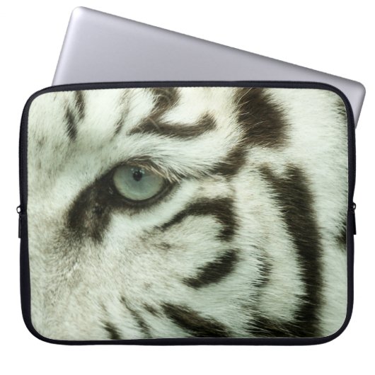 WEISSER TIGER-GESICHT LAPTOPSCHUTZHÜLLE (Vorderseite)