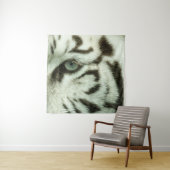 WEISSER TIGER-GESICHT WANDTEPPICH (Beispiel)