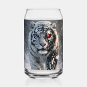 Weißer Tiger Glas kann Sci-Fi-Tier-Kunst (Vorderseite)