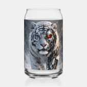 Weißer Tiger Glas kann Sci-Fi-Tier-Kunst (Rückseite)