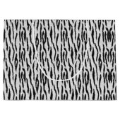 Weißer Tiger Große Geschenktüte (Vorderseite)