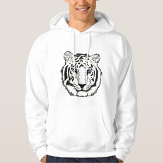 Weißer Tiger Hoodie