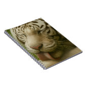 Weißer Tiger im Alltagsleben Notizblock (Rechte Seite)