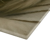 Weißer Tiger im Alltagsleben Schneidebrett (Ecke)