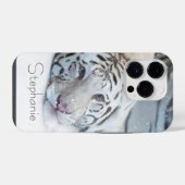 Weißer Tiger iPhone Hülle (Rückseite (Horizontal))