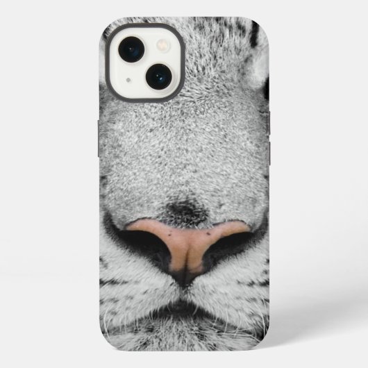 Weißer Tiger iPhone Hülle (Rückseite)
