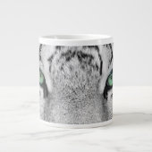 Weißer Tiger Jumbo-Tasse (Vorderseite)