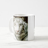 Weißer Tiger Kaffeetasse (Vorderseite Links)