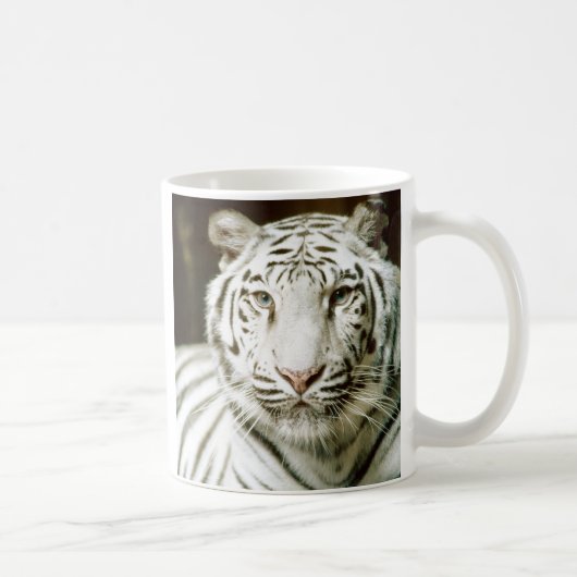 Weißer Tiger Kaffeetasse (Rechts)