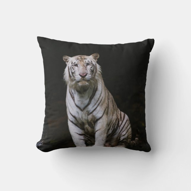 WEIßER TIGER KISSEN (Vorderseite)