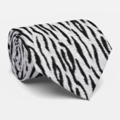 Weißer Tiger Krawatte (Gerollt)