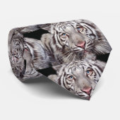 Weißer Tiger Krawatte (Gerollt)