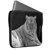 Weißer Tiger-kundenspezifischer Laptop-Kasten Laptopschutzhülle (Vorne Rechts)