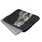 WEIßER TIGER LAPTOPSCHUTZHÜLLE (Vorne Knopf)