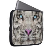 weißer Tiger Laptopschutzhülle (Vorne Rechts)