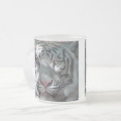 Weißer Tiger Mattglastasse (Vorderseite Links)