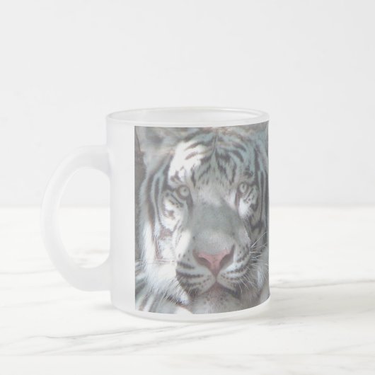 Weißer Tiger Mattglastasse (Links)