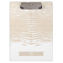 Weißer Tiger Monogramm