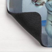 Weißer Tiger Mousepad (Ecke)
