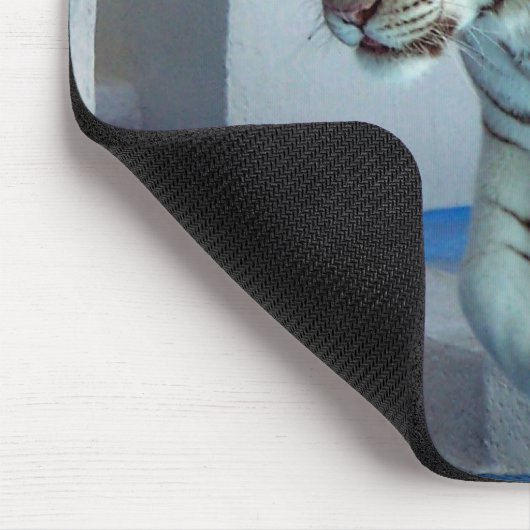 Weißer Tiger Mousepad (Ecke)