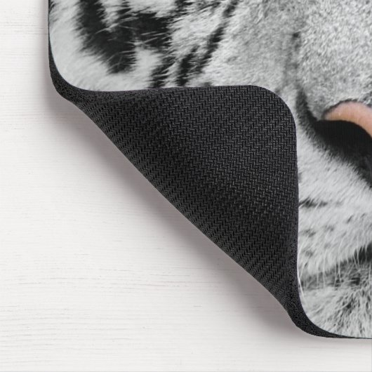 Weißer Tiger Mousepad (Ecke)