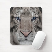 Weißer Tiger Mousepad (Mit Mouse)