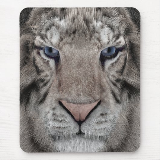 Weißer Tiger Mousepad (Vorne)
