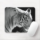 Weißer Tiger Mousepad (Mit Mouse)