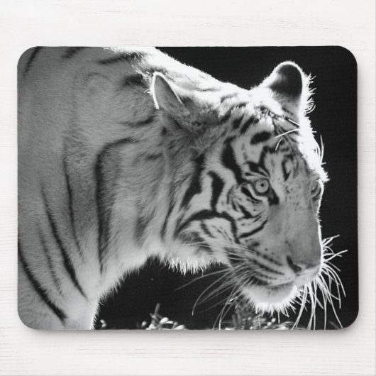 Weißer Tiger Mousepad (Vorne)