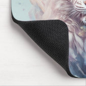"Weißer Tiger" Mousepad (Ecke)