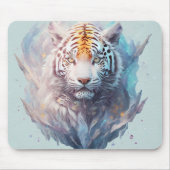 "Weißer Tiger" Mousepad (Vorne)