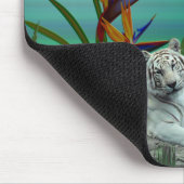 Weißer Tiger Mousepad03 Mousepad (Ecke)