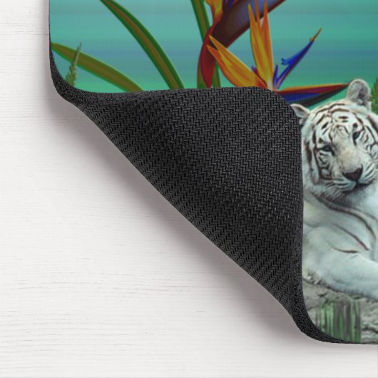 Weißer Tiger Mousepad03 Mousepad (Ecke)